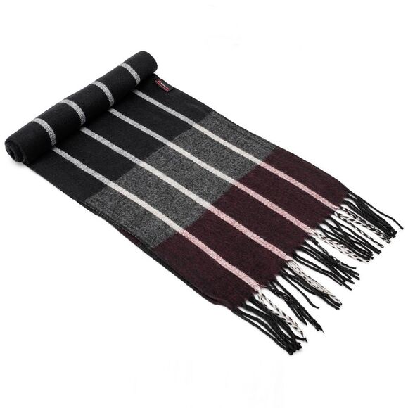 Alpine Swiss Mens Plaid Scarf Soft Winter Shawl Lightweight Cold-Weather Gear - Picture 6 of 8